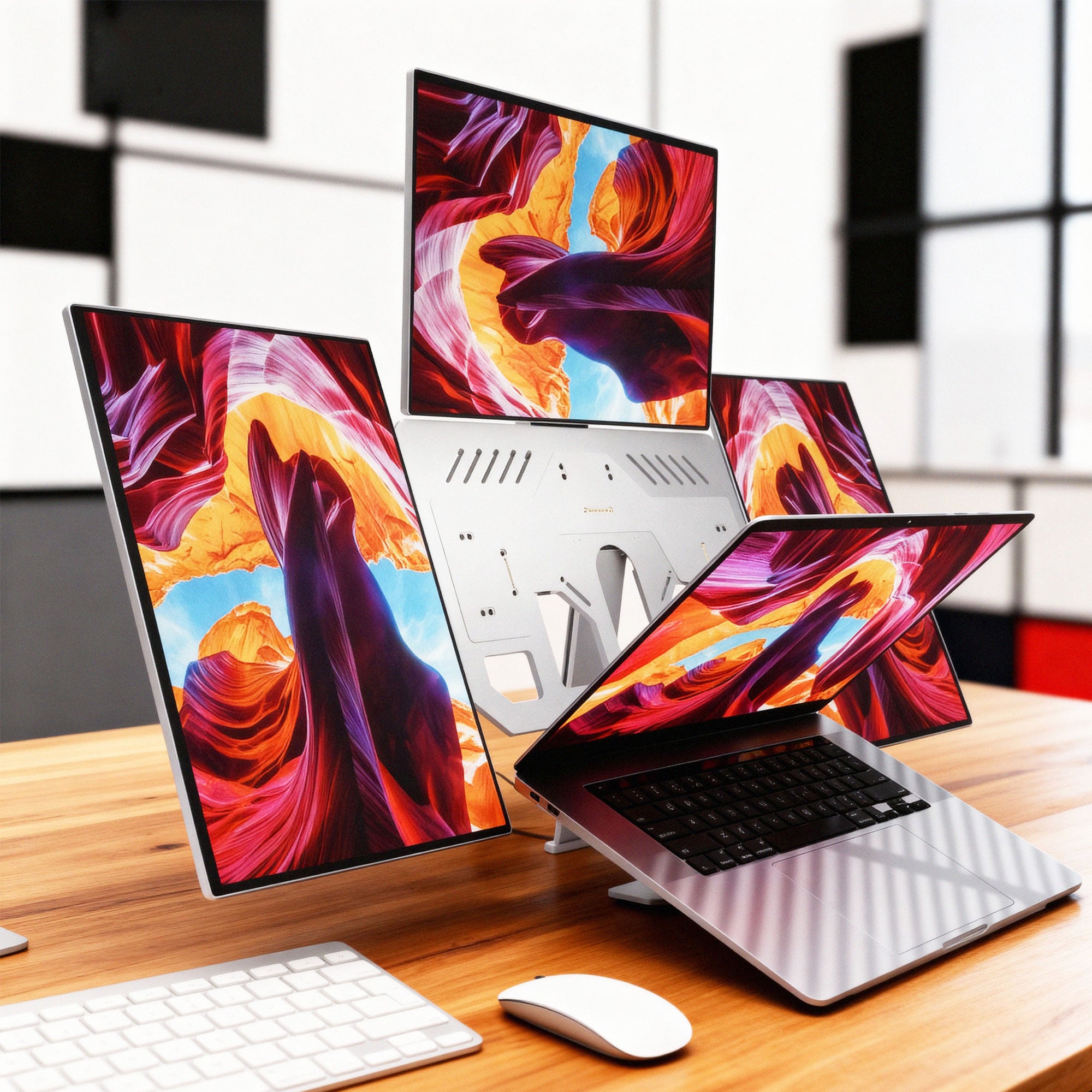 Lepow 16" Modular Triple Monitor for Laptop