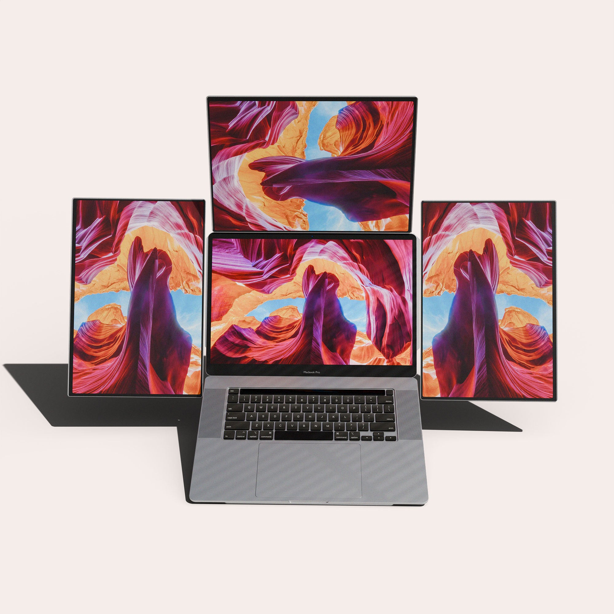 Lepow TriCreate 16" Silver – Modular Triple Portable Monitor