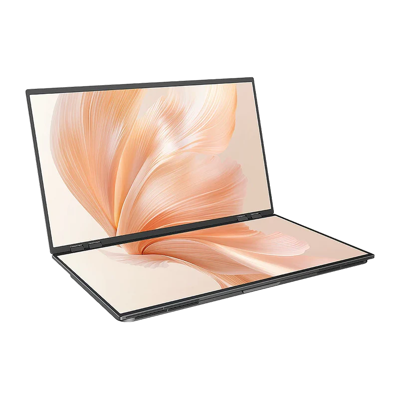 Lepow Delta Mega – 23.8″ 100Hz Dual Vertical Foldable Monitor | IPS, USB-C, Stacked Dual-Screen for Laptop, MacBook & Office Setup