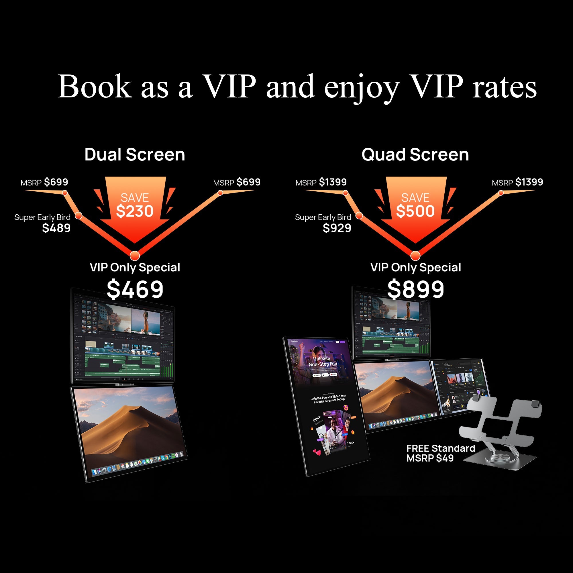 AUSNAT TANSFORMERS The Ultimate 4-Screen Experience for Limitless Productivity Pre-sale VIP
