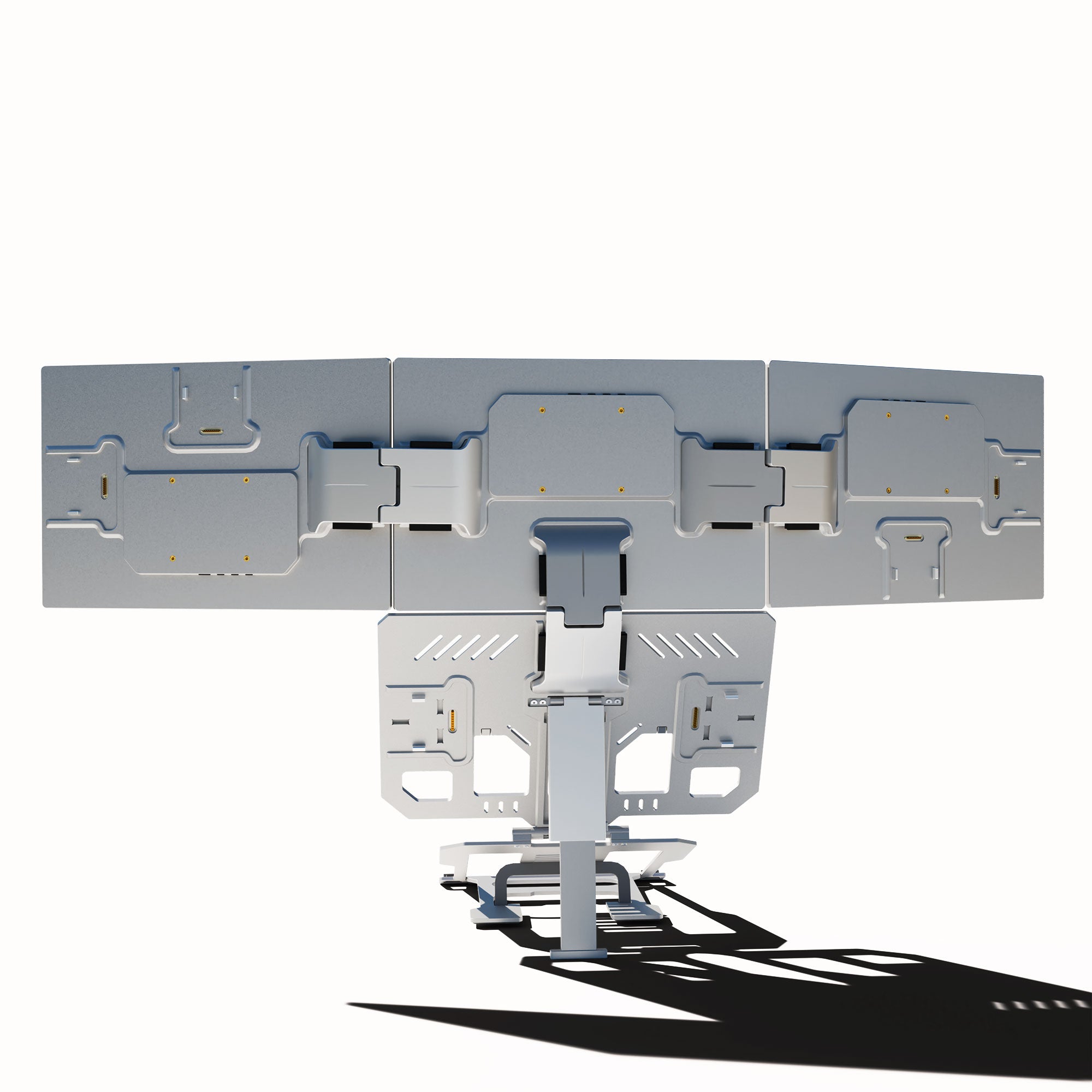 Lepow TriCreate 16" Silver – Modular Triple Portable Monitor