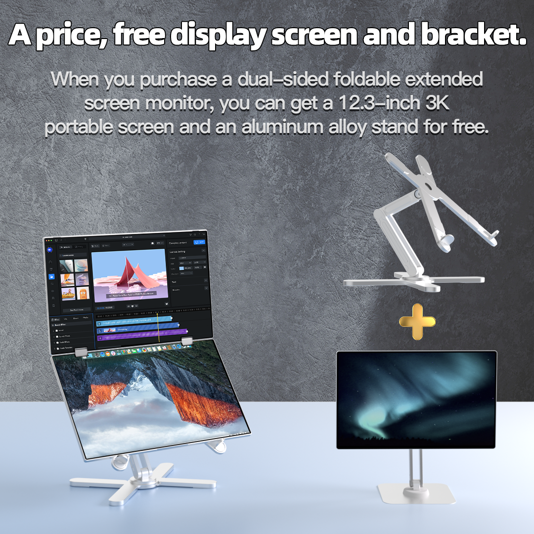 D15 Portable Dual View Monitor Extender 15.6"