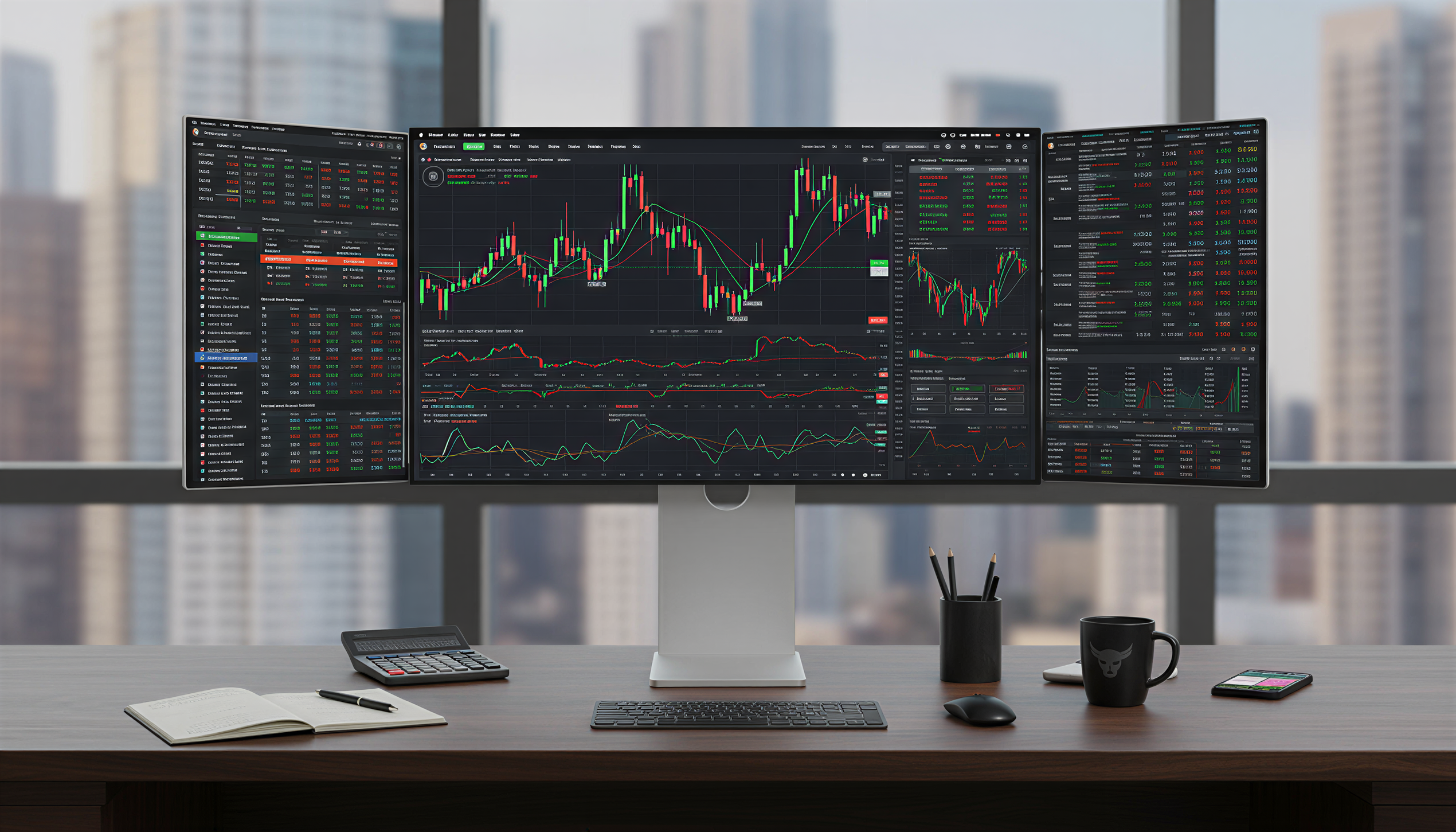 Lepow TriScreen Pro — 27" 4K + Dual 16" Portable Side Monitors