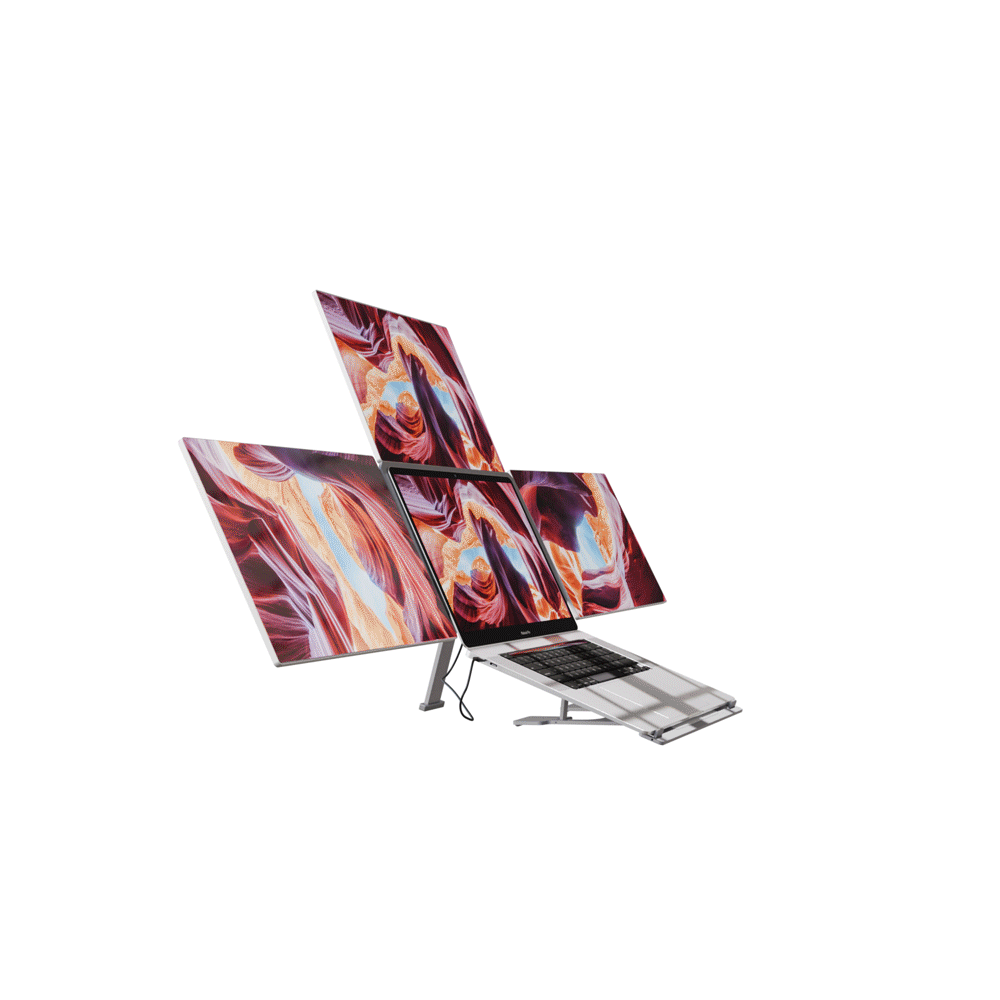 Lepow 16" Modular Triple Monitor for Laptop