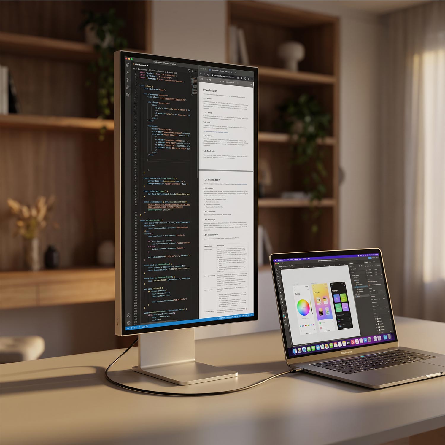 Lepow 27″ 5K IPS Monitor – Thunderbolt USB-C
