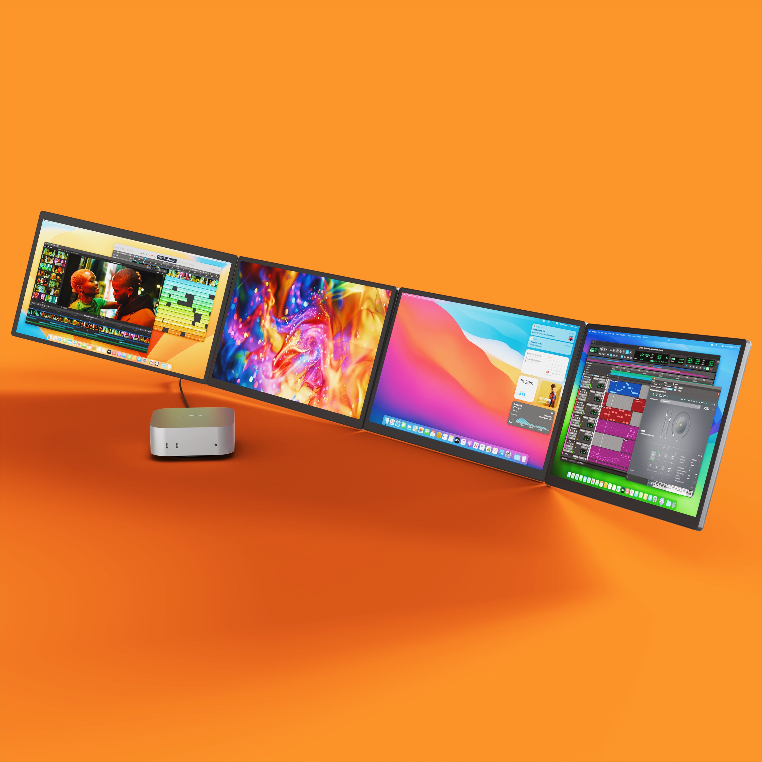 Lepow FlexScreen – 4 x 18.5" Modular Portable Monitors