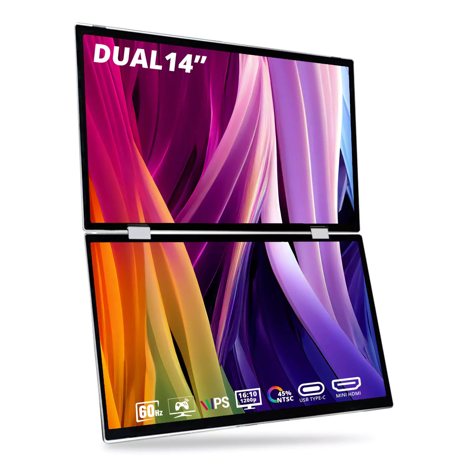 D14s Portable Dual View Monitor 14"