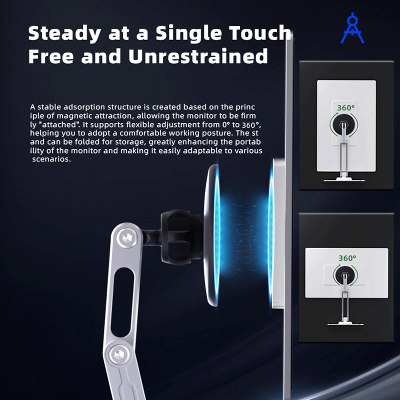 Lepow 15.6" 4K UHD IPS portable monitor with USB-C and mini HDMI for laptop and phone