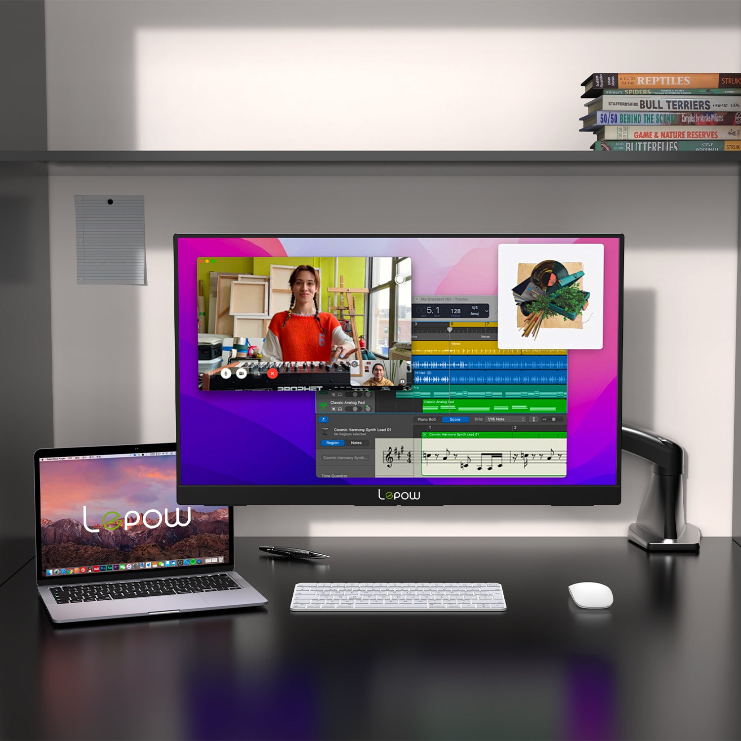 Lepow M270LS-U120 – 27" 4K Portable Monitor, 500 nits, 120Hz, HDR