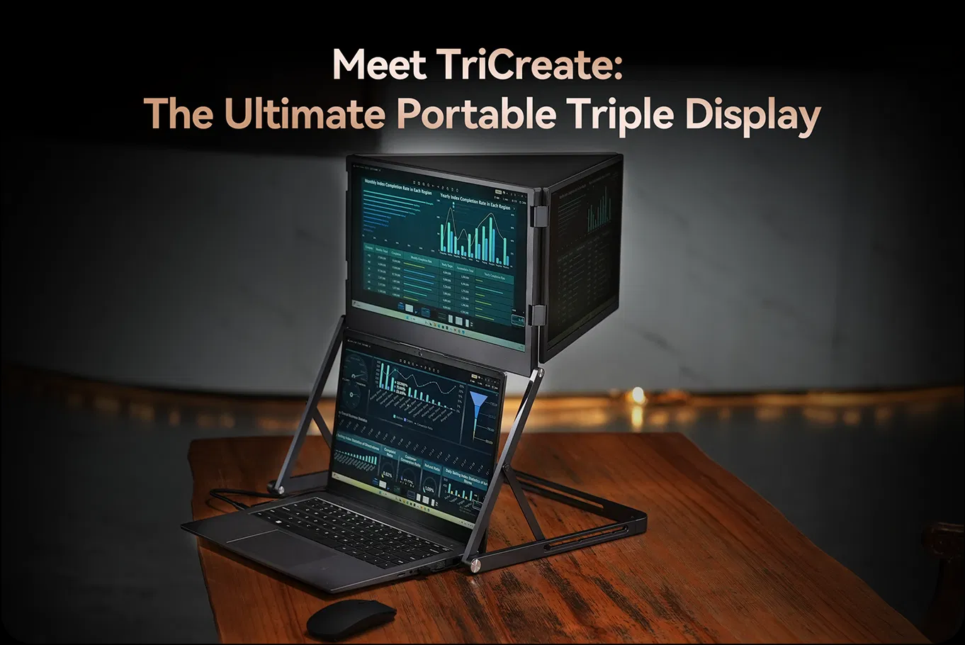ultra slim & lightweight portable monitor for laptop