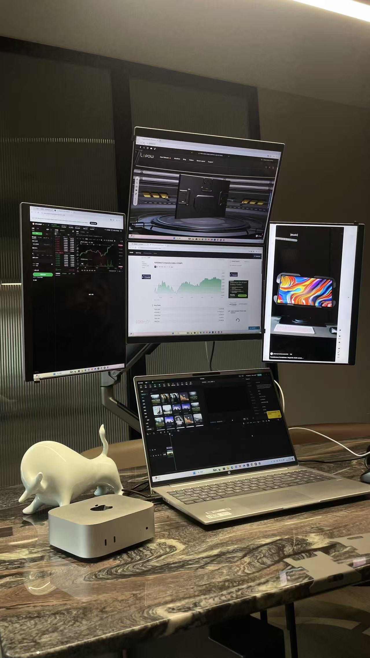 Lepow Modular 4-Screen Monitor User Guide