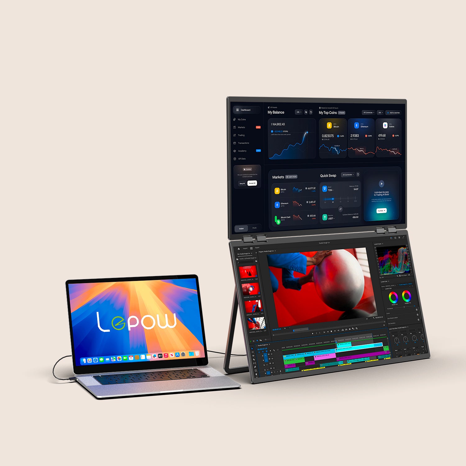shawupzou1988　Lepow DualViews Lepow DualViews: The Most Flexible Dual Monitors by Lepow - Indiegogo