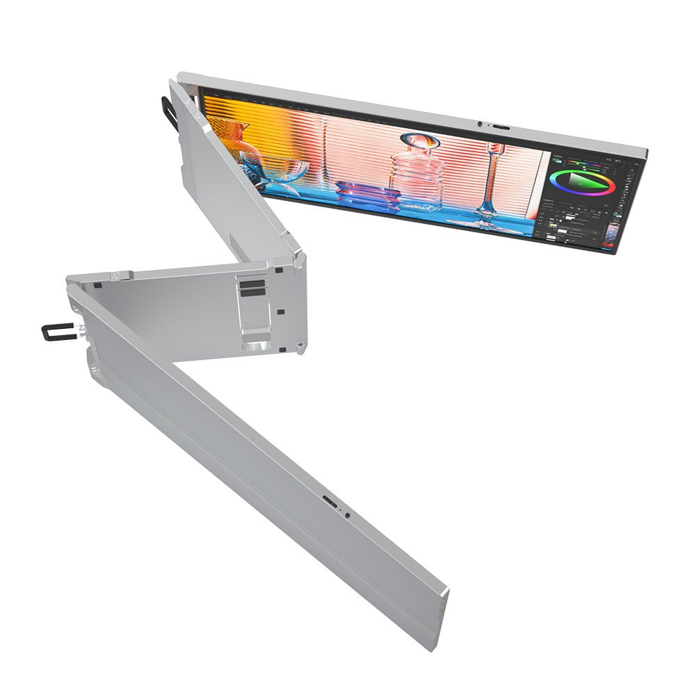 Aluminum Dual Screen Portable Monitor for Laptop