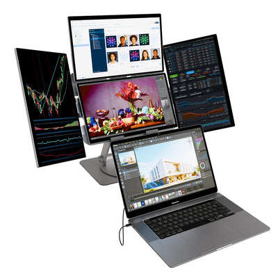 Lepow 16" Modular Triple Monitor for Laptop