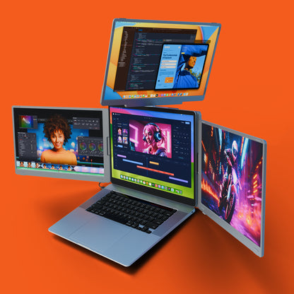 Lepow TriCreate 16" Triple Portable Monitor – FHD+ IPS, HDR, USB-C