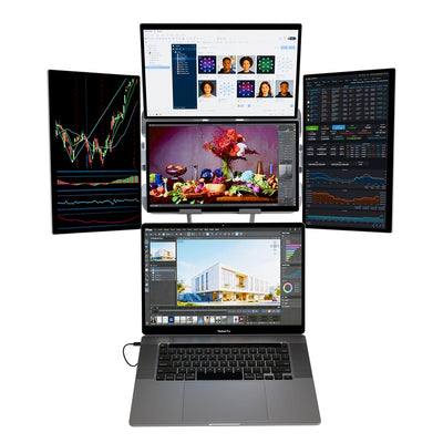 Lepow 16" Modular Triple Monitor for Laptop