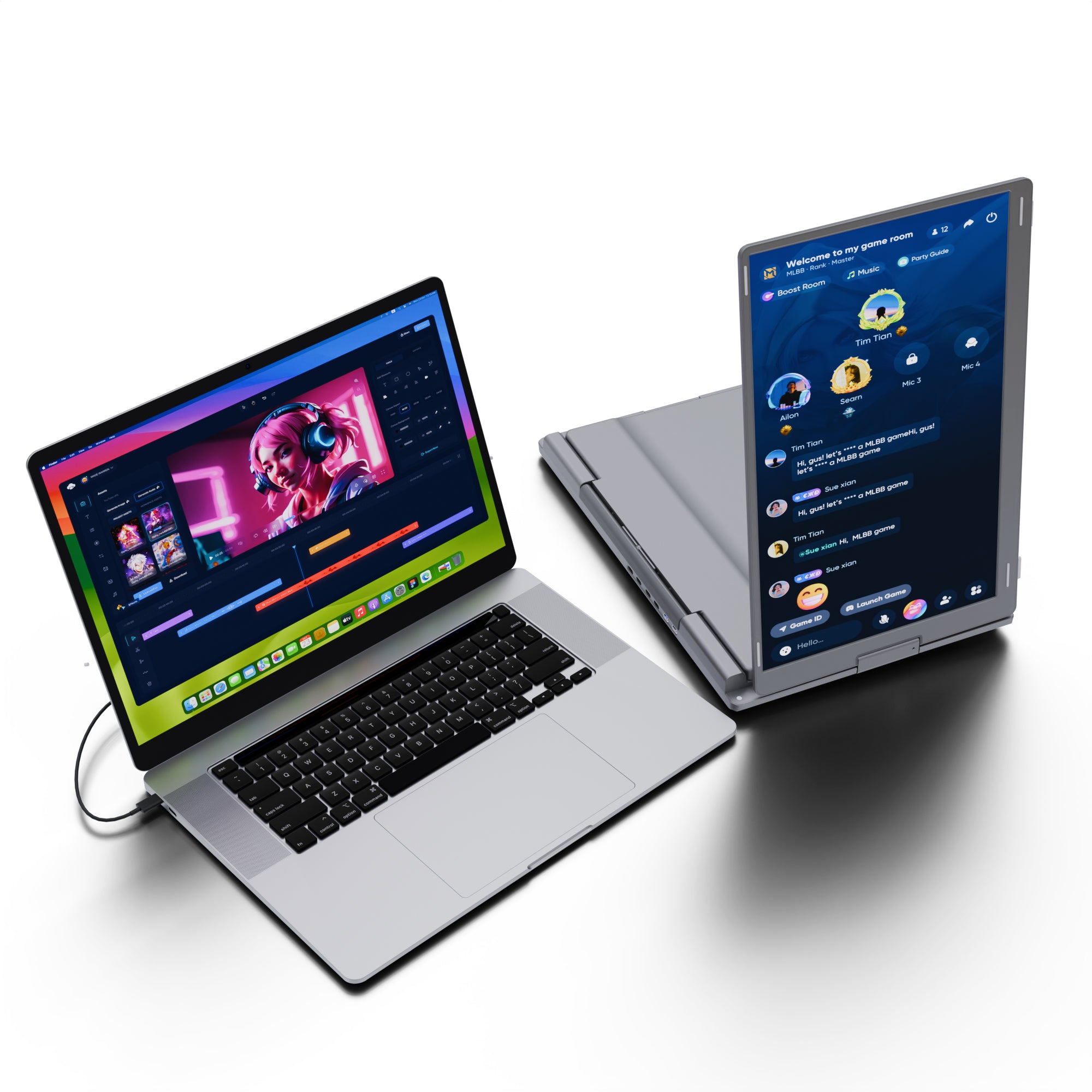 Lepow TriCreate 16" Triple Portable Monitor – FHD+ IPS, HDR, USB-C