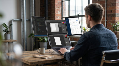 Lepow 16" Modular Triple Monitor for Laptop