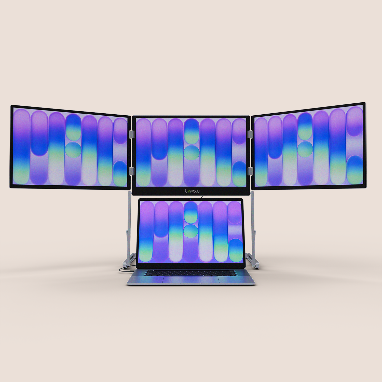 Lepow 16" Triple Monitor for Laptop (Gen 2)
