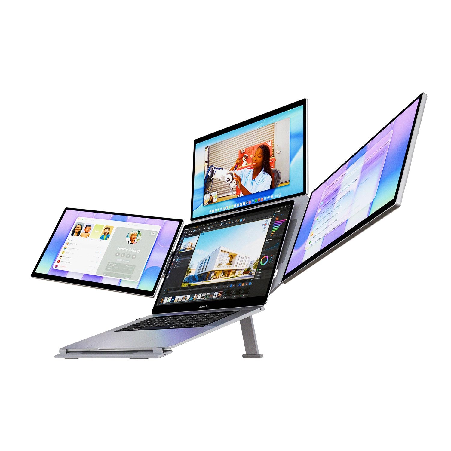Lepow 16" Modular Triple Monitor for Laptop