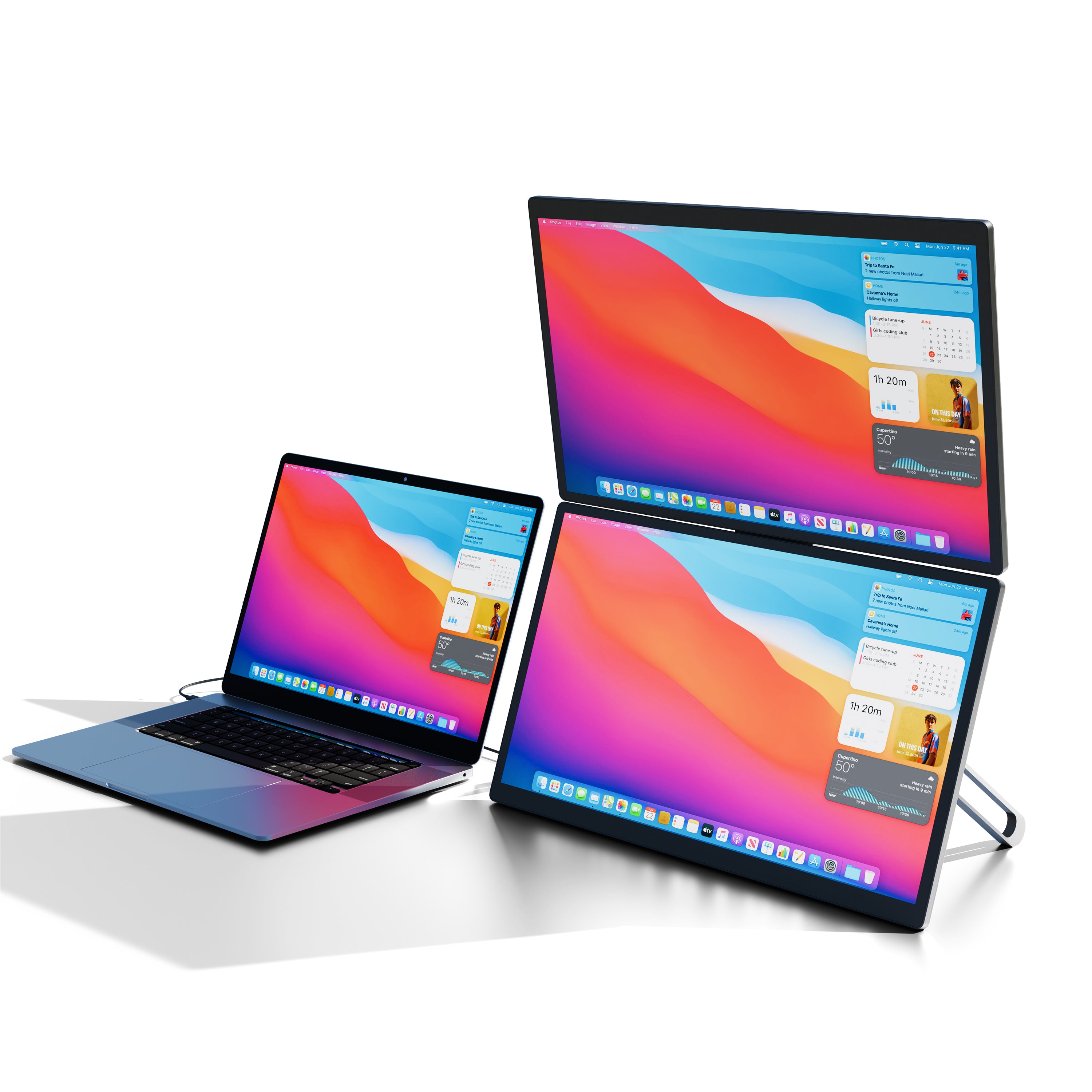 Lepow FlexScreen – 4 x 18.5" Modular Portable Monitors
