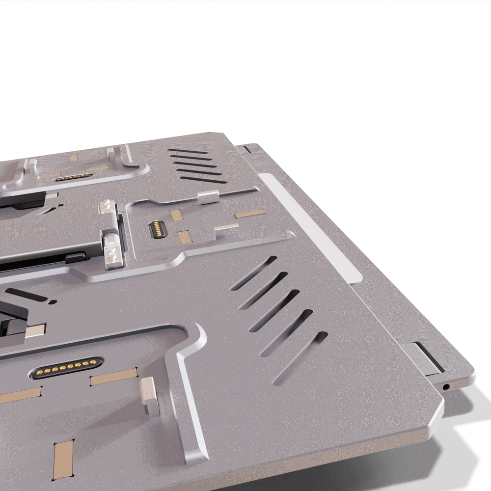 FlexScreen 18.5 – Dual Modular Display with Data Stand