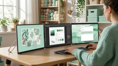 Modular Triple 18.5″ System Compact Stand Version