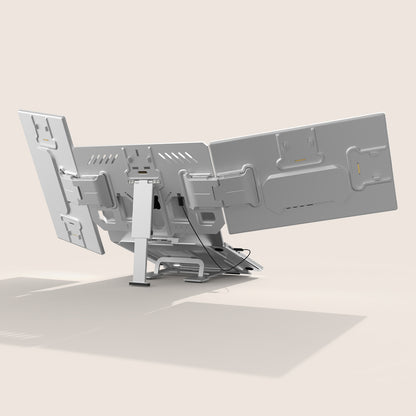 18.5″ Modular Dual Screen Monitor with Aluminum Data Stand