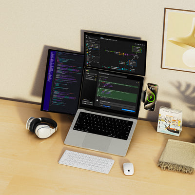 Lepow 16" Modular Triple Monitor for Laptop