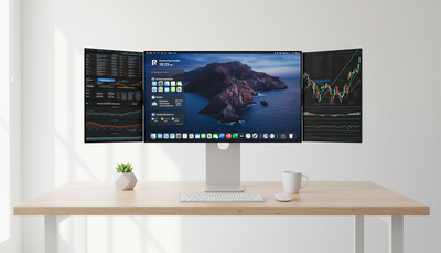 Lepow TriScreen Pro — 27" 4K + Dual 16" Portable Side Monitors