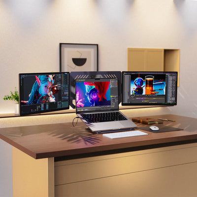 FlexScreen 18.5 – Dual Modular Display with Data Stand