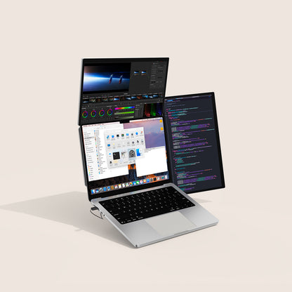 FlexScreen 18.5 – Dual Modular Display with Data Stand