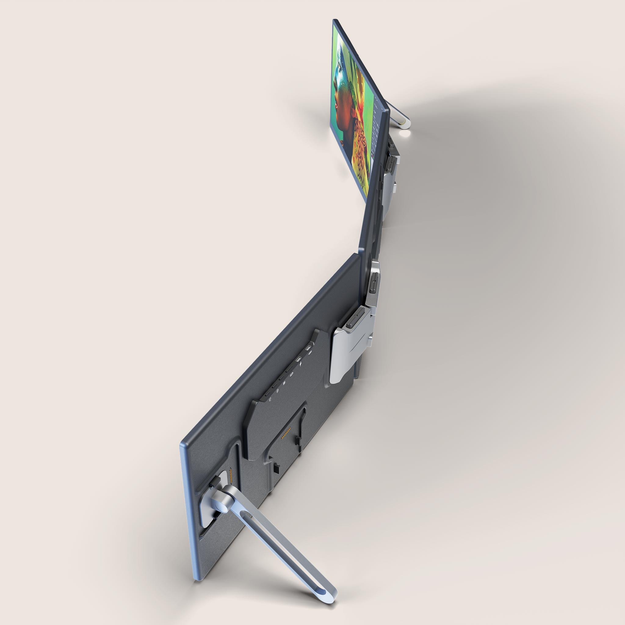 Modular Triple 18.5″ System Compact Stand Version