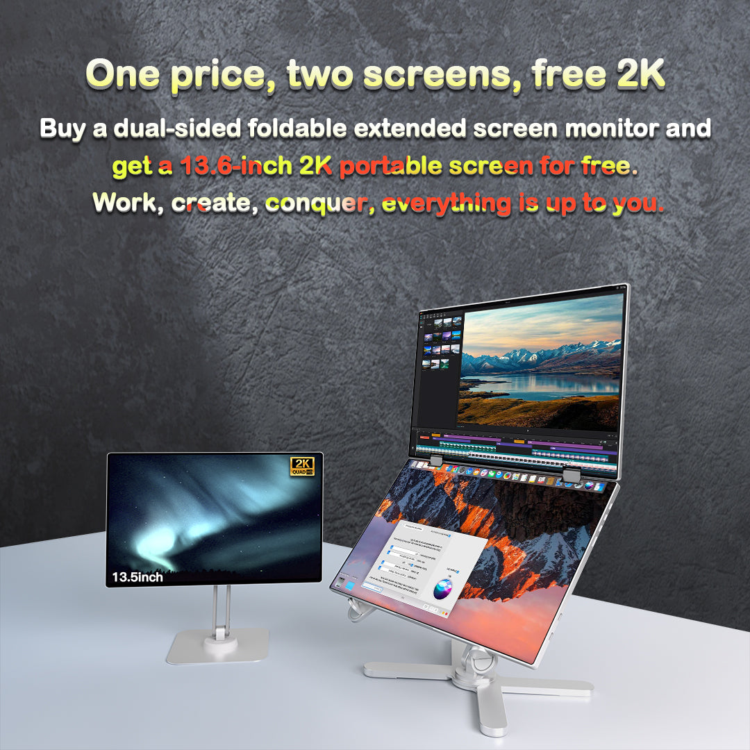D15 Portable Dual View Monitor Extender 15.6"