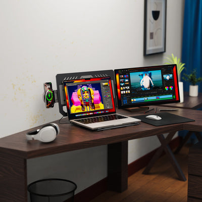 FlexScreen 18.5 – Dual Modular Display with Data Stand