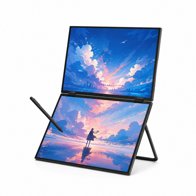 Lepow 16" 2.5K Dual-Screen Touch Portable Monitor