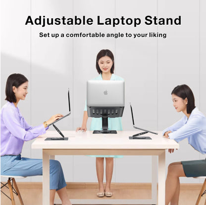 Lepow DockMate S – 11-in-1 USB-C Docking Station & Laptop Stand, Dual 4K@60Hz HDMI, 100W PD, Gigabit Ethernet, SD/TF, Budget-Friendly