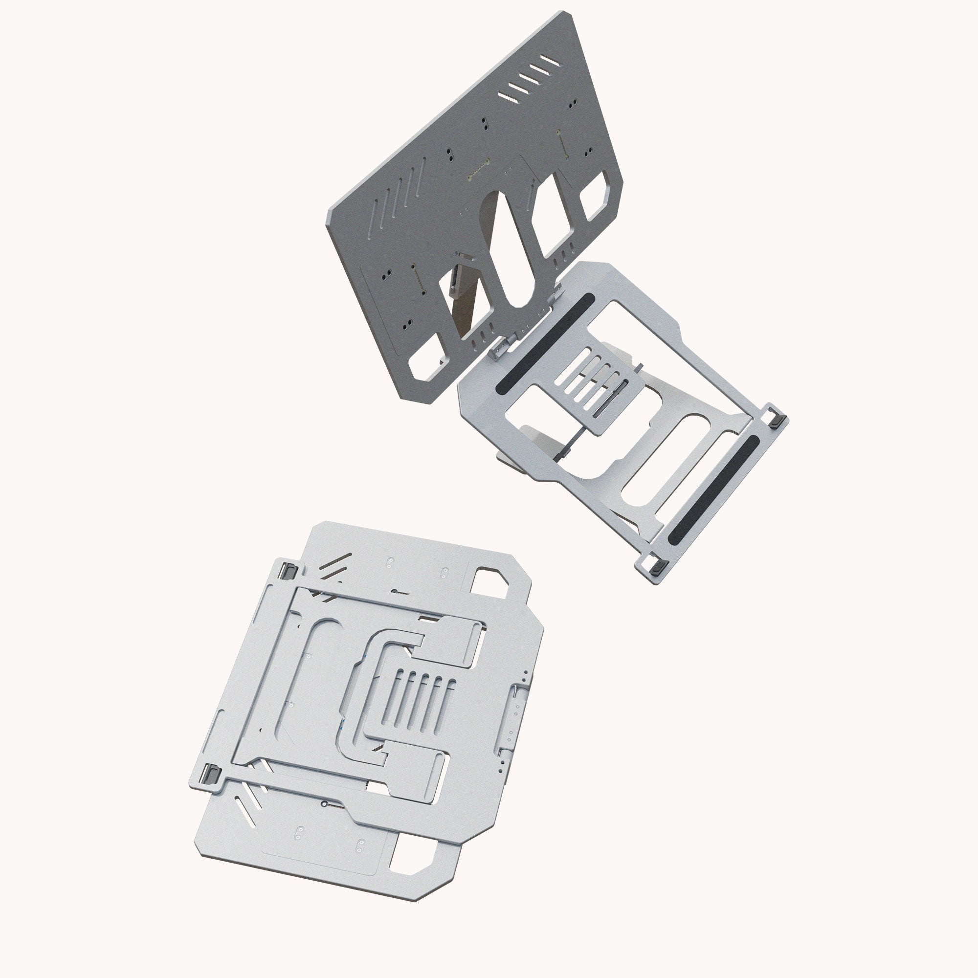 Lepow TriCreate 16" Silver – Modular Triple Portable Monitor