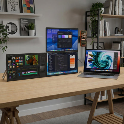 Modular Triple 18.5″ System Compact Stand Version