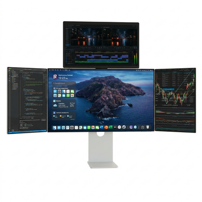 Lepow TriScreen Pro 27" 4K Quad Monitor Workstation