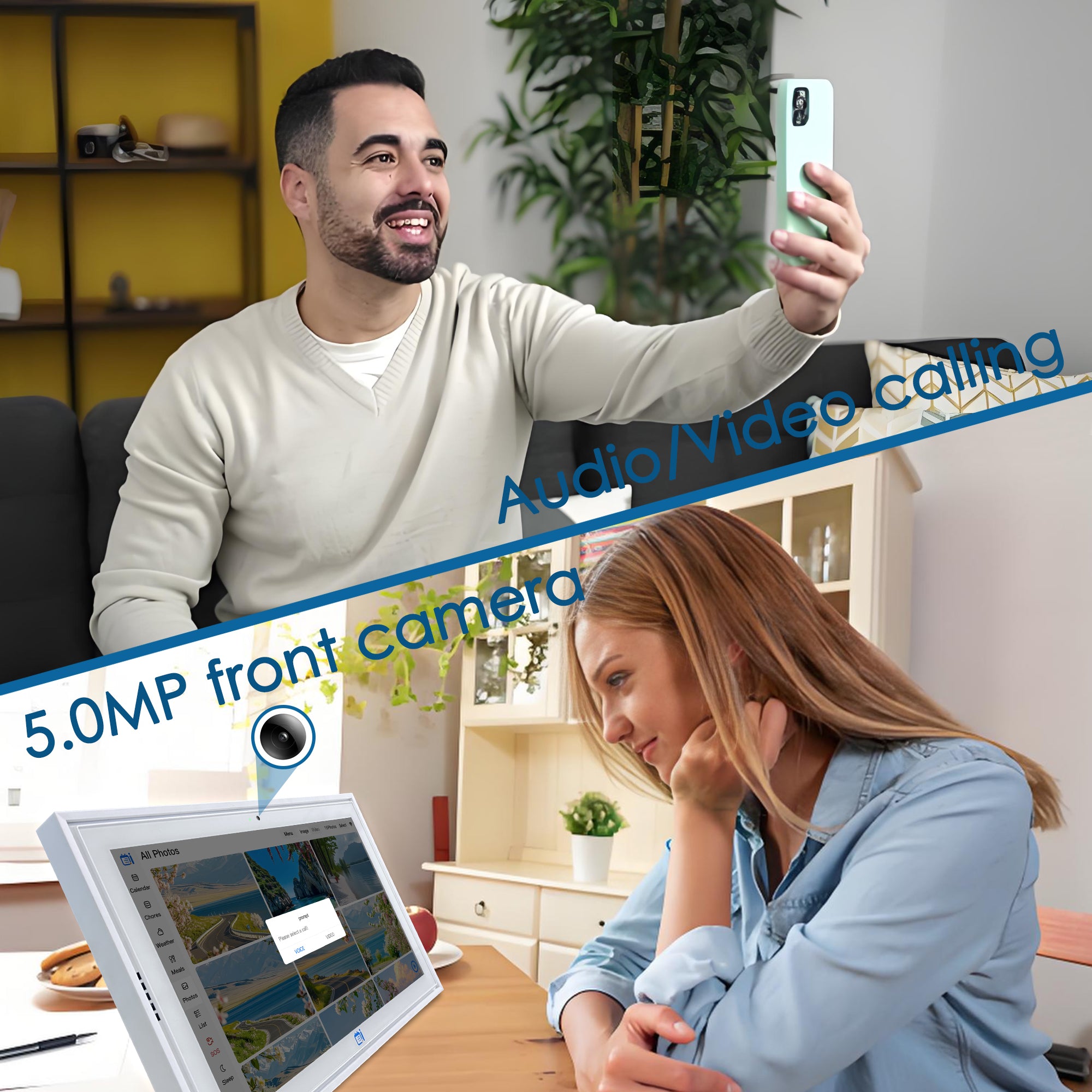 Lepow 15.6″ Smart Digital Wall Calendar with Multi-Calendar Sync