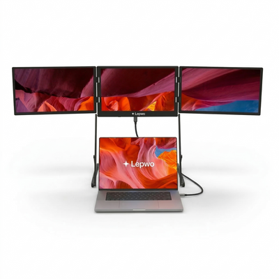 Lepow 15.6" Triple Monitor for Laptop