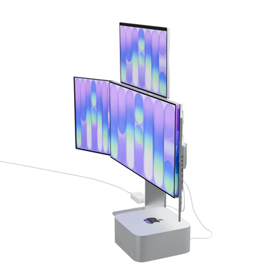 Lepow TriScreen Pro 27" 4K Quad Monitor Workstation