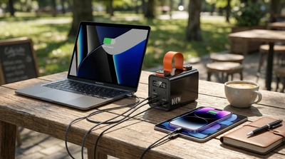 Tragbare Powerstation für Monitore & Starlink
