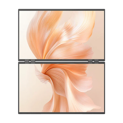 Lepow Delta Mega – 23.8″ 100Hz Dual Vertical Foldable Monitor | IPS, USB-C, Stacked Dual-Screen for Laptop, MacBook & Office Setup