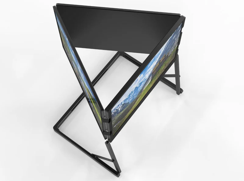 Lepow TriCreate – 14” Portable Triple Monitor for Laptops | Boost Productivity Anywhere