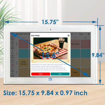 Lepow 15.6″ Smart Digital Wall Calendar with Multi-Calendar Sync