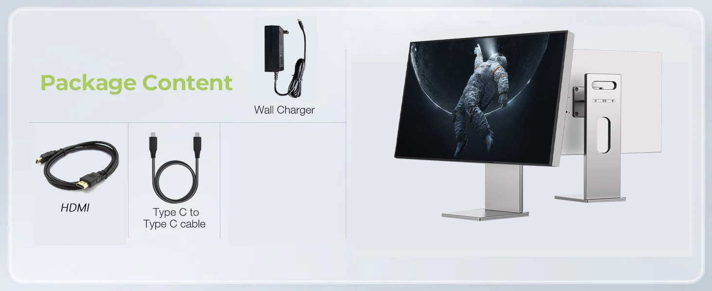 Portable monitor What´s in the box