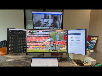 Lepow TriScreen Pro 27" 4K Quad Monitor Workstation