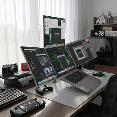 Lepow 16" Modular Triple Monitor for Laptop